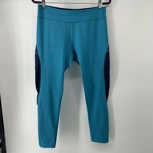 Teal Blue Athletic Leggings XL Vented Colosseum - Picture 2 of 7